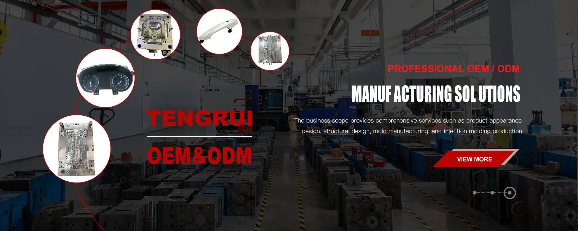 Fabricante de moldes de injeção na China